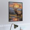 1000 Piece Adult Puzzle Sunset Mountain Peaks Elk Puzzle Educational Gift Room Decor Exercise Willpower view 2