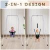 2 in 1 Baby Jumper with Swing - Indoor and Outdoor Use, Baby Jumpers and Bouncers, Toddler Swing with Foldable StandBlack view 2