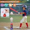 Gifts2U Baseball Toss and Catch Game Set - Indoor Outdoor Sports Toy with 2 Catch Paddles, 3 Sticky Balls, Baseball Bat, Pitching Machine and Storage Bag, Perfect for Backyard Fun Family Games view 4