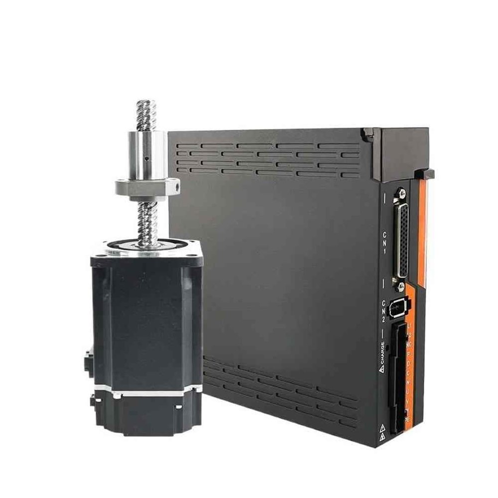 PLPFUDVDZZ Servo Motor Ball Screw Drive kit 80SB100-1620-100 4.8A 3.2N.m ASD275 AC200-240V+ Cable AC servo Motor 1000W(1KW-1620-200-ASD275)
