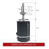 PLPFUDVDZZ Servo Motor Ball Screw Drive kit 80SB100-1620-100 4.8A 3.2N.m ASD275 AC200-240V+ Cable AC servo Motor 1000W(1KW-1620-200-ASD275) view 2