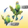 caincosmetic Go Go Dino Transforming Dinosaur Robot Pteranodon Ping  Dino & Rescue Plane Modes view 2