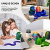 5PCS 3D Printed Snake Eggs 3D Printed Snake 3D Printed Snake Toys Set Easter Eggs Articulated Snake Easter Basket Stuffers Mystery Snake Egg Fidget Toy 3D Printed Animals (Multicolor6-5pcs) view 4