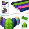 5PCS 3D Printed Snake Eggs 3D Printed Snake 3D Printed Snake Toys Set Easter Eggs Articulated Snake Easter Basket Stuffers Mystery Snake Egg Fidget Toy 3D Printed Animals (Multicolor8-5pcs) view 2