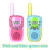 Walkie Talkies for Kids 22 Channels 2 Way Radio Toy Long Range for 3-12 Year Old Boys Girls with Backlit LCD Flashlight Outside Camping Hiking Christmas Birthday Gifts Toys (2 Pack Pinkred Bluegreen) view 4