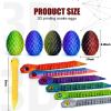 5PCS 3D Printed Snake Eggs 3D Printed Snake 3D Printed Snake Toys Set Easter Eggs Articulated Snake Easter Basket Stuffers Mystery Snake Egg Fidget Toy 3D Printed Animals (Multicolor3-5pcs) view 3