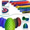 5PCS 3D Printed Snake Eggs 3D Printed Snake 3D Printed Snake Toys Set Easter Eggs Articulated Snake Easter Basket Stuffers Mystery Snake Egg Fidget Toy 3D Printed Animals (Multicolor3-5pcs) view 4
