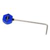 12mm Aluminum Hex Wheel Hubs Pins with M4 Flanged Lock Nuts for 1/10 2WD Slash Stampede Rustler Upgrade Parts,Replace 1654 3654(Blue) view 4