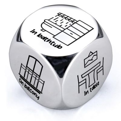 JIXJHAIK Custom Date Night Dice Couples Gift, Personalized Decision Dice, Valentine's Day Gifts for Girlfriend or Boyfriend, Romantic Date Night, Anniversary for Husband Wife Couples Gift Ideas