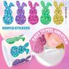 1000Pcs Easter Stickers 1.5inch in 2 Rolls for Kids Labels Waterproof Vinyl Decals Happy Easter Holiday Decoration for Holiday Decals Party Supplies Reward Gifts view 3