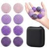 luckdoor Silicone Magnetic Balls Fidget Toys for Adults & Teens,8PCS Stress Relief Sensory Toys for Autism ADHD Anxiety,Fun Textures Gadgets,Office Desk Toy,Stocking Stuffers for Men Women Teen Gifts view 1