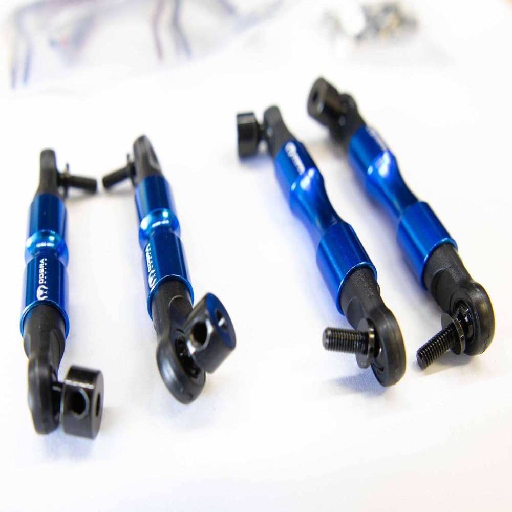 Cobra Racing Full SWAY BAR Set (Blue) for 4x4 Slash, Rustler