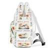 Personalized Diaper Backpack with Name, Custom Bee Baby Backpack Diaper Bag, Boy Girl Multifunctional Mommy Bag view 2