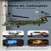 PLAYBUDDY RC Helicopter Model Kit, 2.4G 3CH S026H Dual-Rotor Transport Aircraft Plane Model, Creative Plane Toys for Adults (RTF Version) view 4