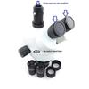 7X-45X Simul-Focal Trinocular Zoom Power Stereo Microscope Head +25mm /35mm diamter Adjustable Focusing Rack+WF10X Eyepieces (Color : White Color Magnification : with 32mm Hole) (Black Color With 32 view 2