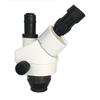 7X-45X Simul-Focal Trinocular Zoom Power Stereo Microscope Head +25mm /35mm diamter Adjustable Focusing Rack+WF10X Eyepieces (Color : White Color Magnification : with 32mm Hole) (Black Color With 32 view 3