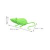 18pcs Simulation Mouse Inflatable Fake Poop Rats Halloween Decorations Mouse Garden Decor Prank Mouse Figurine Skeleton Animals Halloween Decor Halloween Gnome Soft Rubber view 2