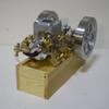 funnyndiy Hit and Miss Engines, Metal Horizontal Water-Cooled Gasoline Engine Internal Combustion Engine Model with Flywheel Speed Limiter for Science Experiment & Desktop Display Ornament view 3