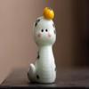 Celadon Persimmon Snake Tea Pet Ornament Green Snake Craft Tea Play Ornament view 1