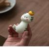 Celadon Persimmon Snake Tea Pet Ornament Green Snake Craft Tea Play Ornament view 2
