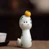 Celadon Persimmon Snake Tea Pet Ornament Green Snake Craft Tea Play Ornament view 3