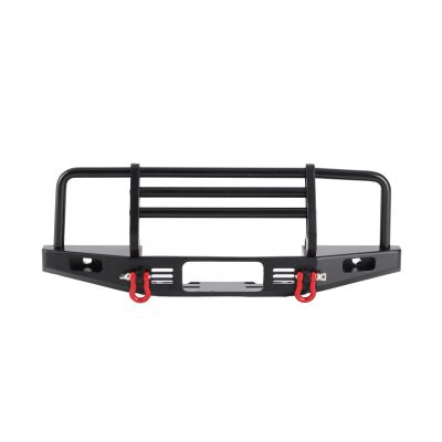 1 10 RC Vehicle Metal Front Bumper Adjustable Accessory for RC Crawler Cars, Compatible with T RX4 Defender Axial SCX10