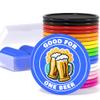 200 Custom Poker Chips, Custom Drink Tokens Personalized Own Logo, Image and Text, Double Sided Full Color Printing Custom Drink Chips for Bar, Business Cards, Company Logo and Promotions (Blue) view 1