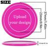 200 Custom Poker Chips, Custom Drink Tokens Personalized Own Logo, Image and Text, Double Sided Full Color Printing Custom Drink Chips for Bar, Business Cards, Company Logo and Promotions (Rose Red) view 2