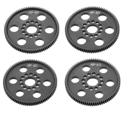 4PCS POM 48P Spur Gear Main Gear 75T 78T 82T 85T 88T 90T for 3Racing for Sakura S XI XIS CS D4 D5 1/10 RC Car Upgrade Parts(87-88-89-90T)