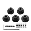 5pcs 0.8M 32P 3.175 5mm 11T 13T 15T 17T 18T 20T 24T 28T 30T 35T Hardened Steel Pinion Gear Motor Gear for 1/8 1/10 RC Model Car(21T 22T 23T 24T 25T) view 1