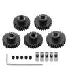 5pcs 0.8M 32P 3.175 5mm 11T 13T 15T 17T 18T 20T 24T 28T 30T 35T Hardened Steel Pinion Gear Motor Gear for 1/8 1/10 RC Model Car(26T 27T 28T 29T 30T) view 1