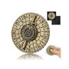 Shadowblade Roulette Dice Spinner for DND Dice Set, Dragon Metallic D&D Dice with Gift Case for DND Game, RPG Role Playing Table Game Gifts (Black Gold) view 1