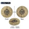 Shadowblade Roulette Dice Spinner for DND Dice Set, Dragon Metallic D&D Dice with Gift Case for DND Game, RPG Role Playing Table Game Gifts (Black Gold) view 3