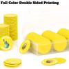 200 Custom Poker Chips, Custom Drink Tokens Personalized Own Logo, Image and Text, Double Sided Full Color Printing Custom Drink Chips for Bar, Business Cards, Company Logo and Promotions (Yellow) view 4