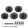 5pcs 0.8M 32P 3.175 5mm 11T 13T 15T 17T 18T 20T 24T 28T 30T 35T Hardened Steel Pinion Gear Motor Gear for 1/8 1/10 RC Model Car(31T 32T 33T 34T 35T) view 1