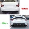 Auto parts Car Rear Bumper Diffuser Lip Splitters Spoiler Rear Bumper ABS Protector Guard For Toyota GT86 For Subaru BRZ For Scion FR-S 2013-2020 Stable features and high reliability(Black-Carbon Fibe view 3