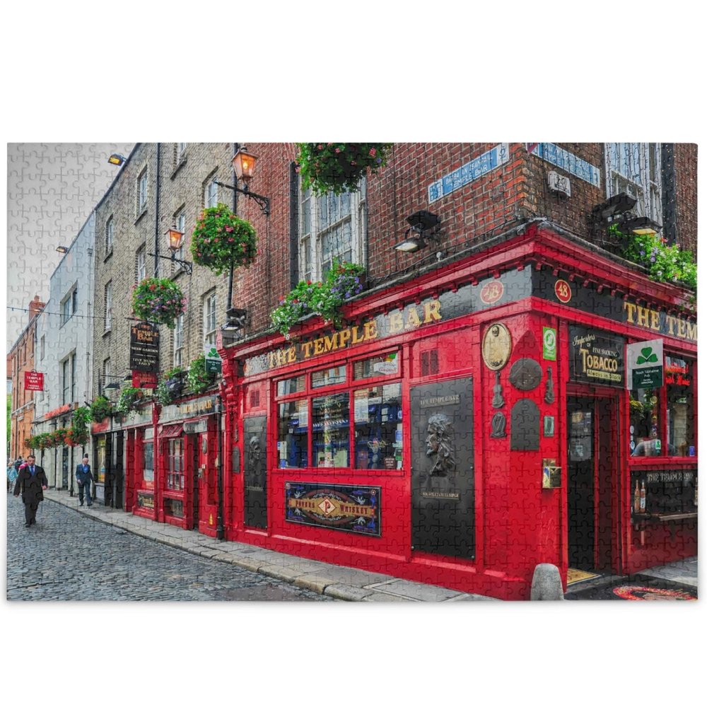 1000 Piece Great Jigsaw Puzzles for Adults Dublin Ireland Temple Bar Jigsaw Puzzle Puzzles for Adults Kids DIY Gifts