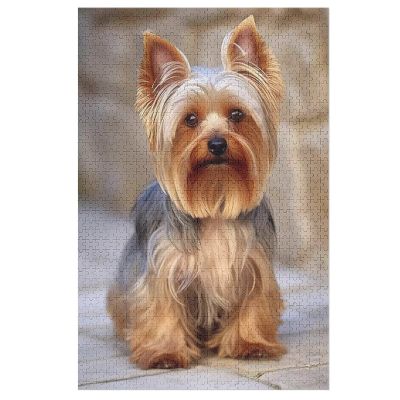 1000 Piece Great Jigsaw Puzzles for Adults Lovely Yorkshire Terrier Dog Puzzles for Adults Toys Gift Family Decoration Kids Puzzles