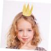 KICHOUSE Adorable Birthday Crown for Girls Festive Boys and Girls Party Hat Easy to Wear Decorate view 3