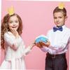 KICHOUSE Adorable Birthday Crown for Girls Festive Boys and Girls Party Hat Easy to Wear Decorate view 4