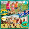 Eocolz Outdoor Carnival Games, Potato Sack Bags for Kids Adults, Egg Spoon Relay Race, 3 Legged Race Bands, Catch Tail Games, Birthday Party, Field Day Family Day Yard Lawn Easter Fall Festival Games view 3