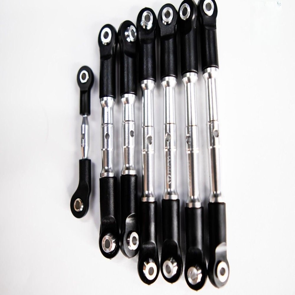 Cobra Racing 4x4 Chrome Aluminum Turnbuckles for Slash, Rustler