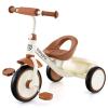 BABY JOY Toddler Tricycle, Kids Trike with Adjustable Seat and Storage Basket for Boys Girls Indoor and Outdoor Riding, Toddler Trike for Baby 3-5 Years Old (Beige) view 1