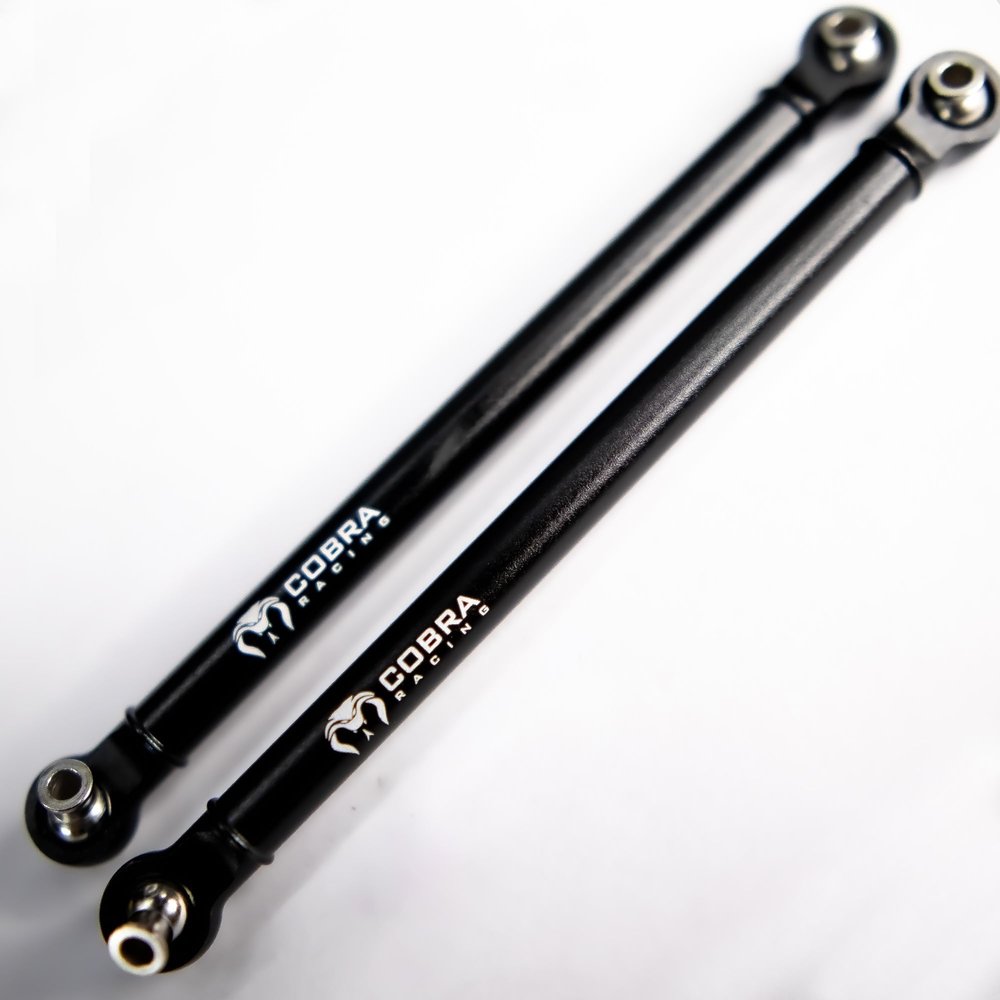 Cobra Racing CR Black Aluminum Turnbuckles for Maxx/WideMaxx