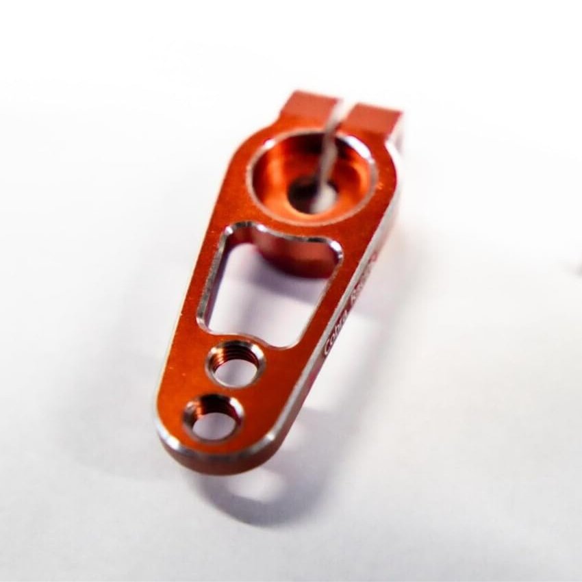 Cobra Racing CR Aluminum Clamping Servo Horn (RED) 25T fits Slash Rustler TRX4