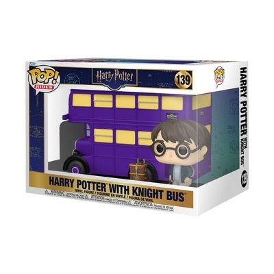 Funko Pop! Ride Super Deluxe: Harry Potter - Harry Potter with Knight Bus - Collectable Vinyl Figure - Gift Idea - Official Merchandise - Toys for Kids & Adults