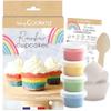 ScrapCooking - Rainbow Cupcake Kit - with Coloring Yeasts, 40 Cases, Measuring Spoon & Recipes - Rainbow - 3787 view 1