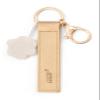 NICI Keyholder Happiness PU Band Gold 10cm w. Flower view 2