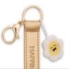 NICI Keyholder Happiness PU Band Gold 10cm w. Flower view 3