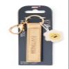 NICI Keyholder Happiness PU Band Gold 10cm w. Flower view 4